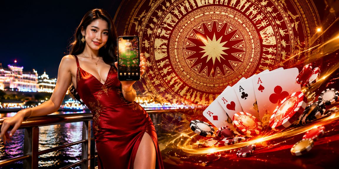 Trò chơi bài và khung cảnh sông Mekong tại Việt Nam
