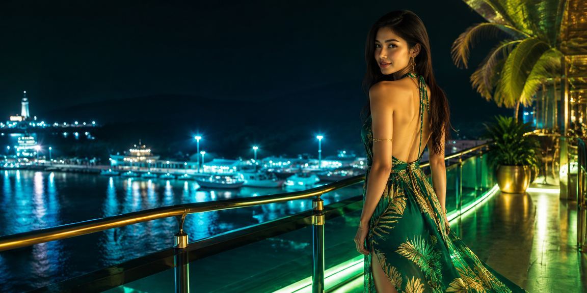 Cảnh quan biển Phú Quốc với hình ảnh quảng bá casino trực tuyến